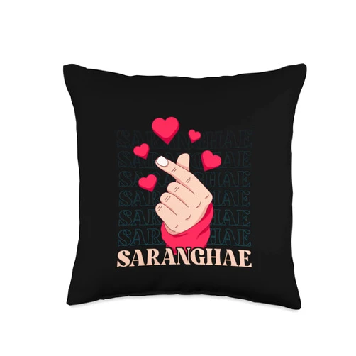 Enjoying The Tradition Or Culture Of Korea Spread Love Not Hate Culture Fandom Korean Throw Pillow