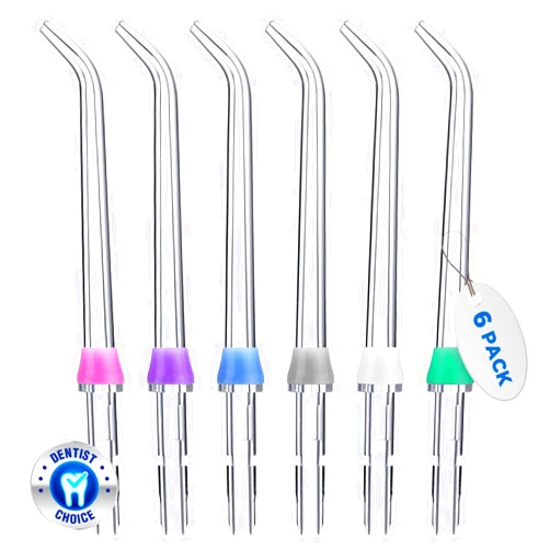 Oralphi for Waterpik Replacement Heads, Replacement Tips for Waterpik Water Flosser, Suitable for Waterpik Accessories Replacement Tips, for JT-100E(6 Classic Jet Tips)