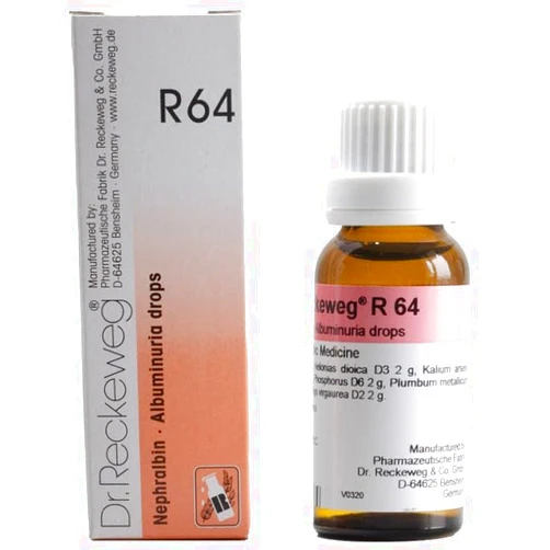 Generic Dr. Reckeweg R64 Drop Homeopathic Medicine (Buy 3 Get 1 Free)