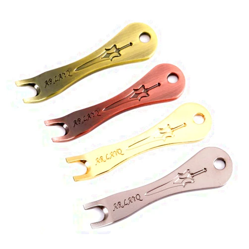 TUOREN Acoustic Guitar Bridge Pins Puller String Peg Extractor Removal Pulling Tool Stainless Steel Colorful 4PCS/Set