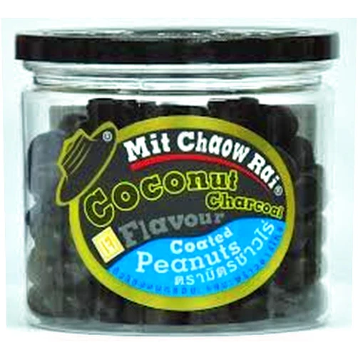 Taweekoon 1 x 138 g : Mit chow rai Charcoal coated peanuts, By Taweekoon