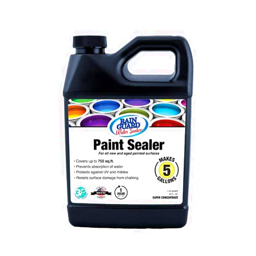 Rain Guard Water Sealers SP-9003 Paint Sealer Concentrate Makes 5 Gallons - Clear Semi-Satin Finish - Water Repellent Protection for All Painted Surfaces - Water-Based Silane/Siloxane Acrylic