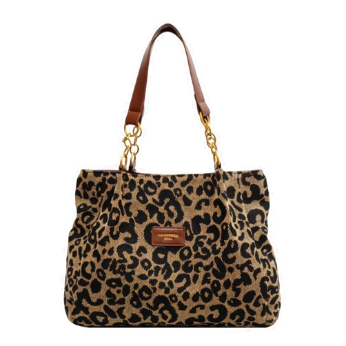RRuinian leopard cheetah print tote shoulder bag, canvas animal print chain handbag with zipper, y2k trendy fun everyday tote purses gifts for women