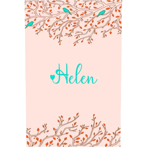 By Sams Creations (Author) Helen: Personalized Helen Name Notebook, 120 lined ruled personalized pages (6/9 In) Home Stationary.Unique Gift For Girls & Women.