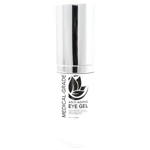 Microderm GLO - Active Anti-Aging Eye Gel, Reduces Dark Circles, Puffy Eyes, Crow's Feet and Fine Lines & Wrinkles, Packed with Hyaluronic Acid & Age Defying Botanicals, 0.5 Oz