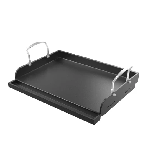 Uniflasy Griddle for Gas Grill, Flat Top Cast Iron Griddle Insert for Outdoor Gas 17