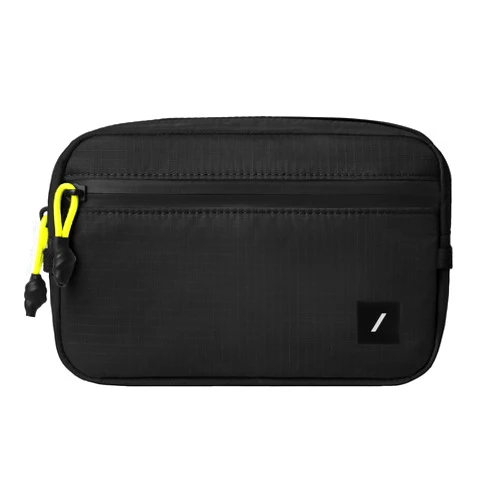 Native Union Active Tech Organizer – Ultralight & Durable Travel Pouch Made of Recycled Ripstop Fabric for Everyday Accessory Storage & Protection – Stores Cables, Chargers, AirPods & More (Black)