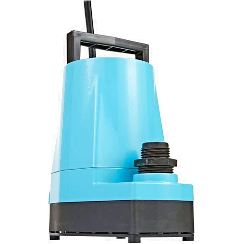 Little Giant 5-MSP 115-Volt, 1/6 HP, 1500 GPH, Aluminum Manual Hydroponics Pump, 10-Ft. Cord, Blue, 505711