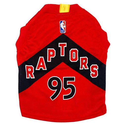 Pets First NBA Toronto Raptors Dog Jersey, Large - Tank Top Basketball Pet Jersey (RAP-4047-LG)