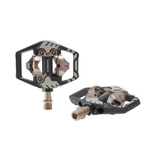 SHIMANO DEORE XT PD-M8120 SPD Pedal, Without Reflector, Includes Cleat, Black, One Size