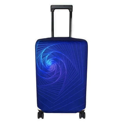 Explore Land Travel Luggage Cover Suitcase Protector Fits 23-26 Inch Case (Gyrotropic, M)
