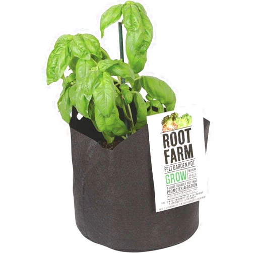 Root Farm Felt Garden Pot, 5 gal. (Medium)