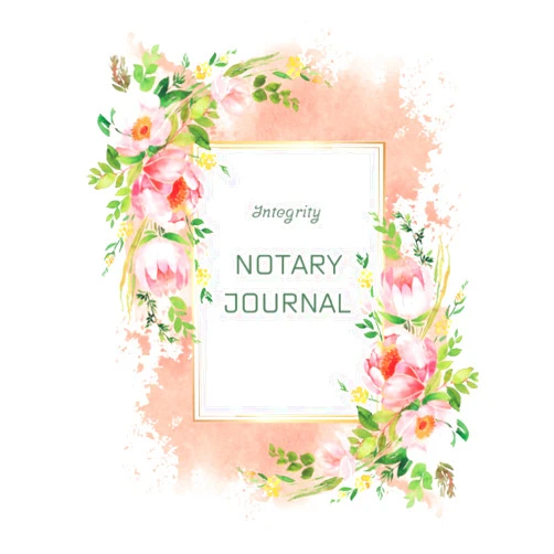 My Necessary Papers Integrity Notary Journal Maryland: Official Notary Services Hardcover Log Book To Record Notarial Acts | Notary Public Record Book For Women | Logbook With Thumbprint Spot For Signing Agents