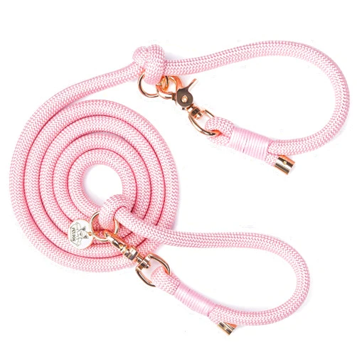 PetDog Grooming Nylon Rope Dog Training Leash for Medium Dogs - Nylon Dog Leash for Small Dog - Short Dog Leashes for Training - Sturdy Puppy Training Leash with Lockable Hook - Nylon Leash 5 Ft