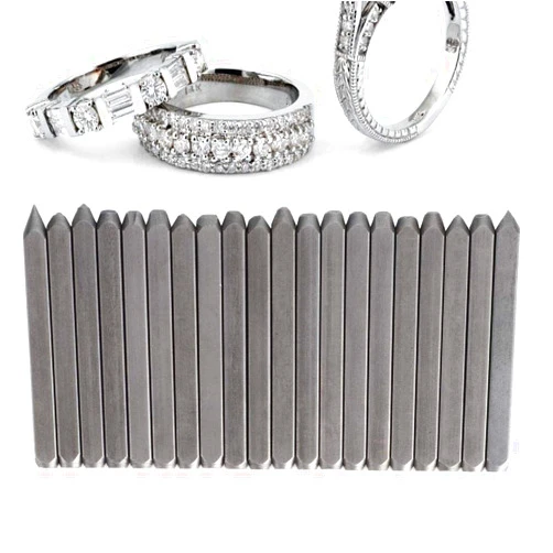 Salmue Metal Jewelry Anvil Chisel, Jewelry Punch Stamp Mold, Anvil Chisel Equipment Kit for Jewelry Processing Making Carving Tools + Professional Jewelry Carving Tools