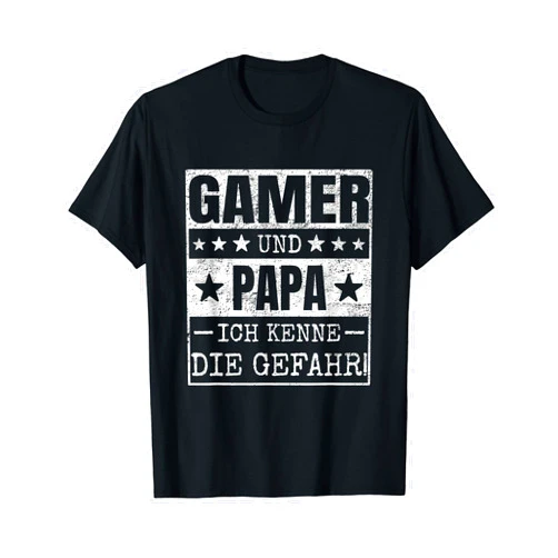 Lustige Zocker Gaming Sprüche & Gamer Geschenke Funny Gaming Headset Gamer Dad Gift T-Shirt