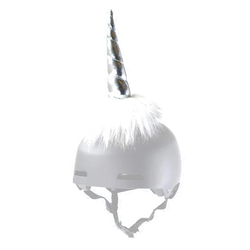 Parawild Unicorn/Narwhal Helmet Accessories w/Sticky Hook & Loop Adhesive (Helmet not Included), HELMET Horn/Cover for Snowboarding, Skiing, Biking, Cycling etc for Kids and Adults