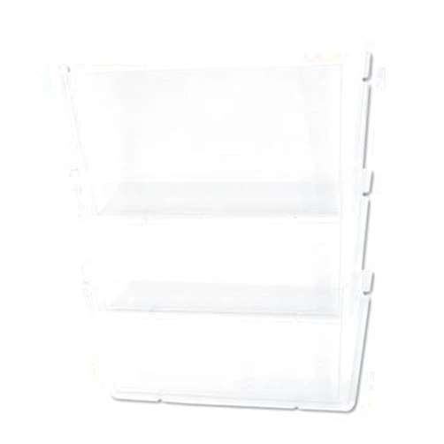 DEFLTO deflect-o Unbreakable DocuPocket Wall Files FILE,WALL,3-POCKET,LTR,CR 4038241 (Pack of2)