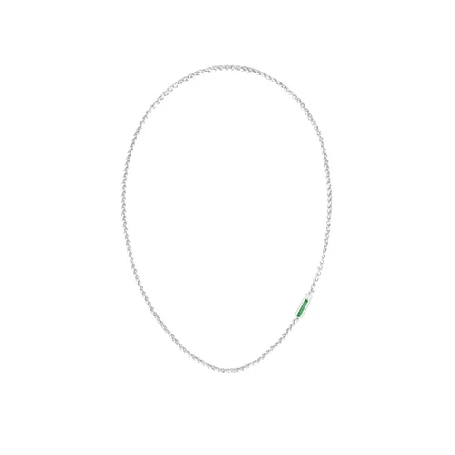 Lacoste Spelt Men's Chain Necklace, Fashionable, Eye-Catching Men's Jewelry