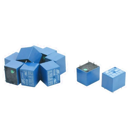 SODIAL Senmod 10pcs 5VDC Household Appliance PCB Relay SRD-05VDC-SL-C Power Relay 5Pins for Arduino