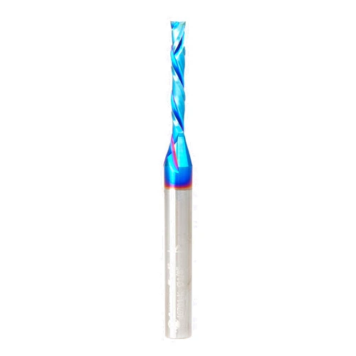 Amana Tool 46701-K CNC SC Spektra Extreme Tool Life Coated Compression Spiral 1/8 D x 13/16 CH x 1/4 SHK x 2-1/2 Inch Long 2 Flute Router Bit for Birch Plywood