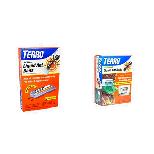 Terro T300B Liquid Ant Bait Ant Killer, 12 Bait Stations & 1806 Outdoor Liquid Ant Baits, 1.0 fl. oz. - 6 Count