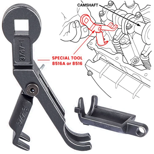 E-cowlboy Rocker Arm Remover Installer & Valve Spring Compressor Tool for Chrysler, Dodge, Jeep 3.7L & 4.7L Engines 3747-123 10102 8426 8387 8516A