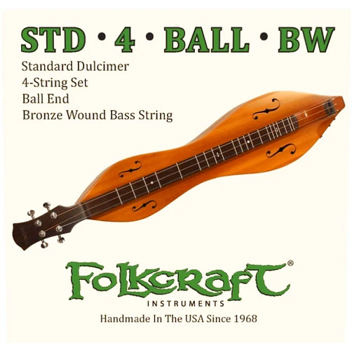 Folkcraft® Mountain Dulcimer String Set, Ball Ends (.011
