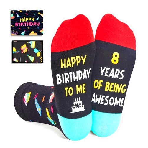 Zmart 3-12 Birthday Gifts - Socks for Kids Age 3-12, 3-12 Year Old Gift Ideas for Boys Girls
