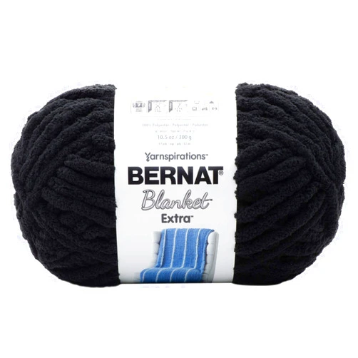 Bernat Blanket Extra Yarn-Black