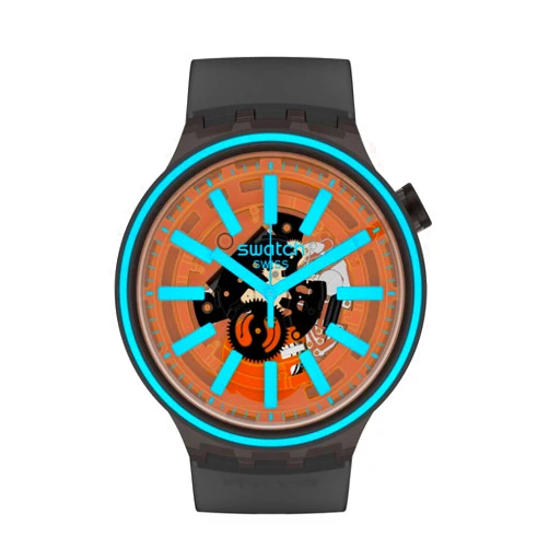 Swatch BIG BOLD Swiss Quartz Silicone Strap