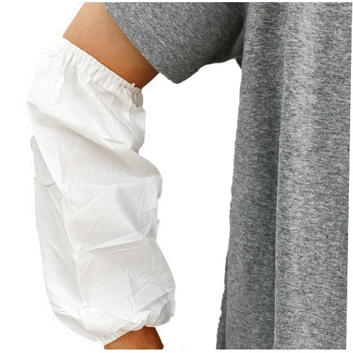 ZMDREAM Hazmat Sleeves Covers Arm Protector with Elasticated End White 13/16 inches White Pack of 100