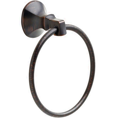 Delta Faucet 76446-RB Ashlyn Towel Ring, 2.25 x 7.57 x 6.38 Inches, SpotShield Venetian Bronze