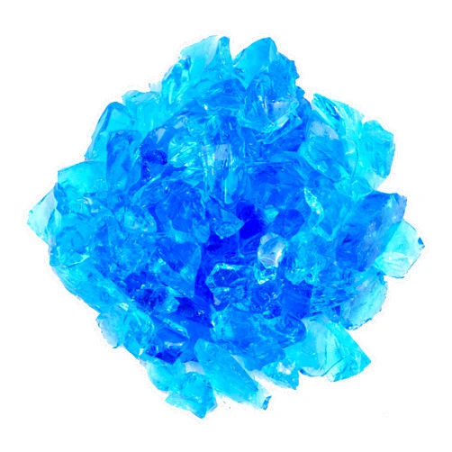 AZ Patio Heaters Hiland RGLASS-TRQ Pit Fire Glass i n Turquoise, Extreme Tempature Rating, Good for Propane or Natural Gas, 10 Pounds, 10 lb