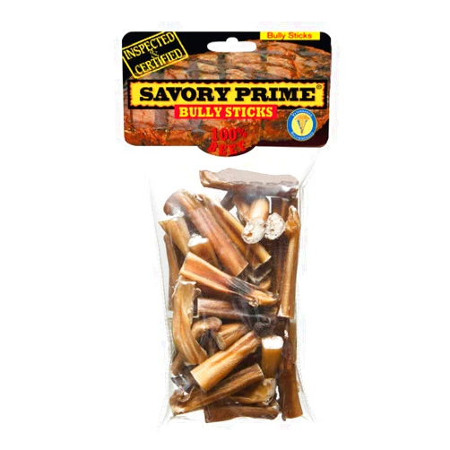 Savory Prime 311 Bully Stick Bites Dog Treats, 4/10 Oz