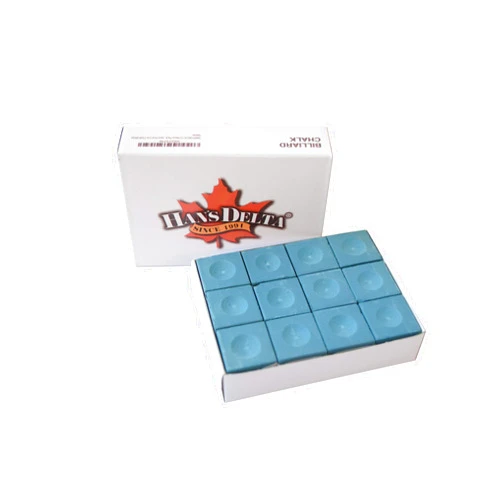 HAN'S DELTA 12-Pieces Pack Billiard Pool Cue Chalk