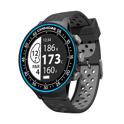 CANMORE TW410G GPS Golf Watch with Step Tracking (Blue)- 41,000+ Free Worldwide Golf Courses Preloaded - Minimalist & User Friendly