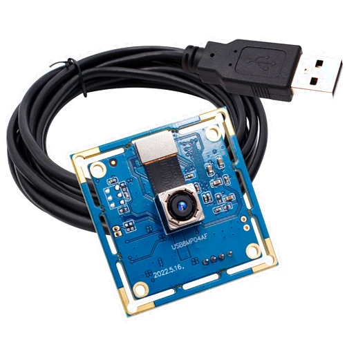 IFWATER 8MP USB Camera Module Autofocus 4K PC Camera Module for Computer with 72Degree No Distortion Lens Prototype UVC USB2.0 Video Lightburn Camera Pluy and Play for Windows Mac-OS Linux Android