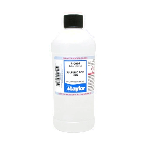 TAYLOR TECHNOLOGIES INC R-0009-E SULFURIC ACID .12N 16 OZ