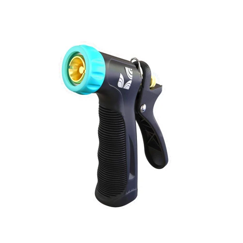 NEW ENGLAND GARDEN TOOLS Industrial Hot/Cold Water Jet Hose Nozzle 500012 with Threaded Tip, Rear Trigger and Comfort Grip by New England Garden Tools for Cleaning Kitchens & Work Sites, Watering Plants & Yards, Washing Cars