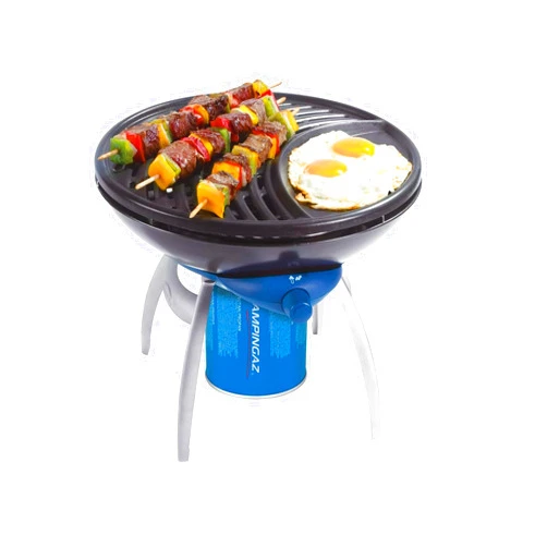 Campingaz Party Grill, Camping Stove and Grill, All-in-One Portable Camping BBQ, with Griddle, Grid and Pan Support