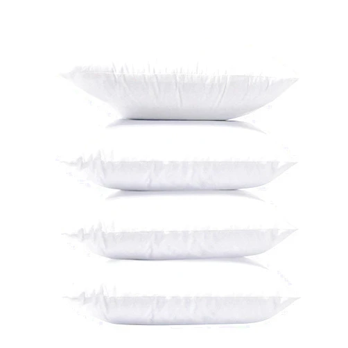 Phantoscope Pillow Inserts, Hypoallergenic 100% Virgin Fiber Square Form Microfiber Throw Pillow Inserts, Couch Bed Pillows 45x45 cm, 18x18 Inch (Pack of 4)