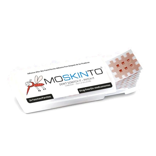 Moskinto, The Original, Itch-Relief Patch, Mosquito Bite Patches for Kids & Adults, Instant Relief Natural Stickers to Reduce After-Bite Itching, Safe for Kids, Travel Pack, Pack of 15, 360 Count
