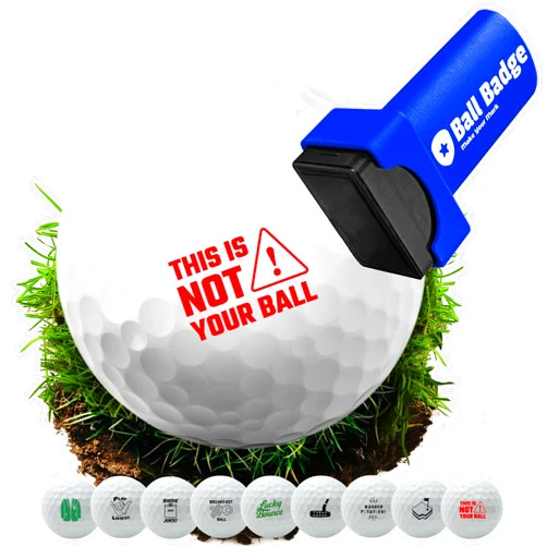 HODL 21 Ball Badge - Golf Ball Stamp (The Golf Series), Golf Ball Marker, Reusable Golf Ball Marking Tool to Identify Golf Balls