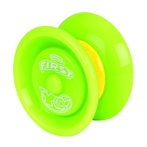 Duncan Toys First Yo! - Best Beginner Yo-Yo for Kids, Responsive Yo Yo, YoYo Toy - Green/Yellow