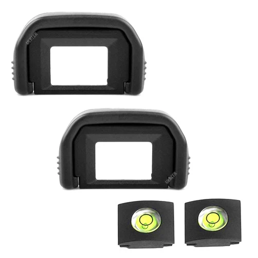 ULBTER T3i T2i Eyepiece Eyecup Viewfinder Eye Cup for Canon EOS Rebel T7 T7i T6i T6s T6 T5i T5 T4i T3i T3 T2i T1i T100 XSi XTi XT SL3 SL2 SL1 Camera (2-Pack), ULBTER EF Eyecup with Hot Shoe Cover (EF)