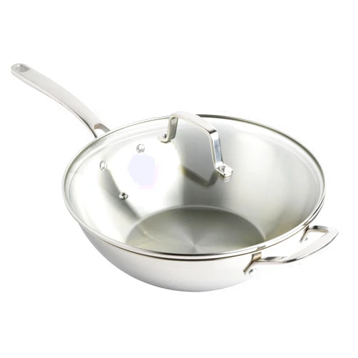 Martha Stewart Castelle 12-Inch Stainless Steel Essential All Purpose Pan w/Lid