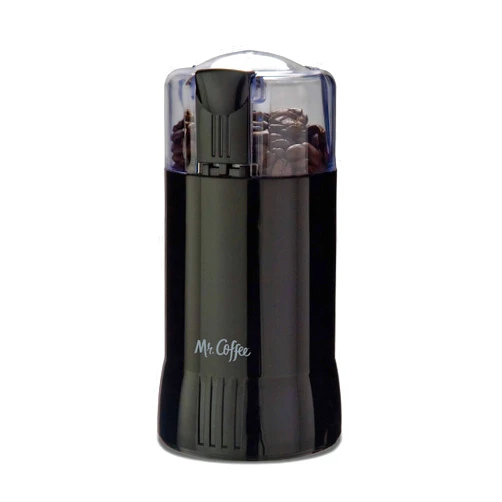 Mr. Coffee Electric Coffee Grinder|Coffee Bean Grinder| Spice Grinder, Black 12 Cup Grinder