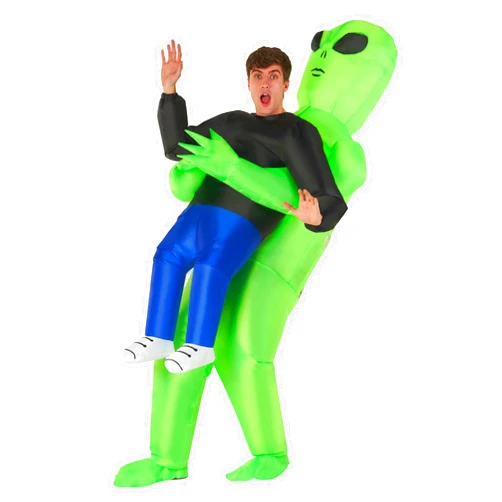 Morph Inflatable Alien Costume Adult, Alien Inflatable Costume Adult, Blow Up Alien Costume Adult, Alien Abduction Costume, Kidnapped By Alien Costume, Halloween Inflatable Costumes Adult Funny