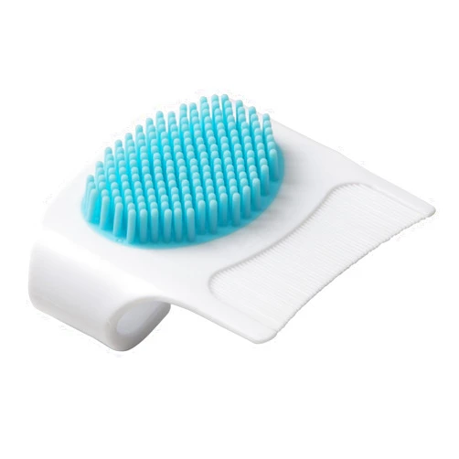 Safety 1st Cradle Cap Brush and Comb , White/Blue